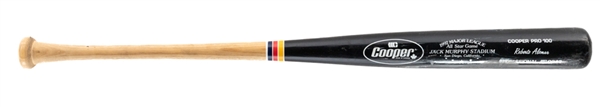 Roberto Alomars 1992 MLB All-Star Game Cooper Pro 100 Professional C243 Batting Practice/Game-Used Bat - World Series Championship Season!