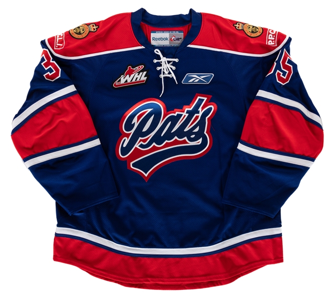 Dawson Guhles 2009-11 WHL Regina Pats Game-Issued Jersey