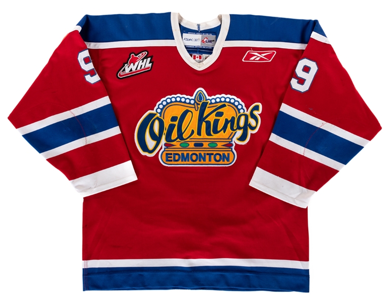 Brent Raedekes 2007-08 WHL Edmonton Oil Kings Signed Game-Worn Inaugural Season Jersey with LOA