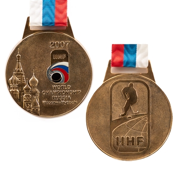 2007 IIHF World Championships Gold Medal (Canada Won Championship) from Kimmo Leinonens Personal Collection with LOA