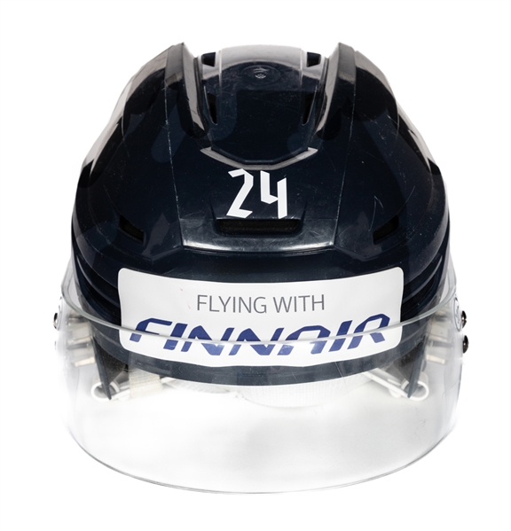 Kaapo Kakkos 2019 IIHF World Championships Team Finland Game-Worn Warrior Helmet - Photo-Matched!