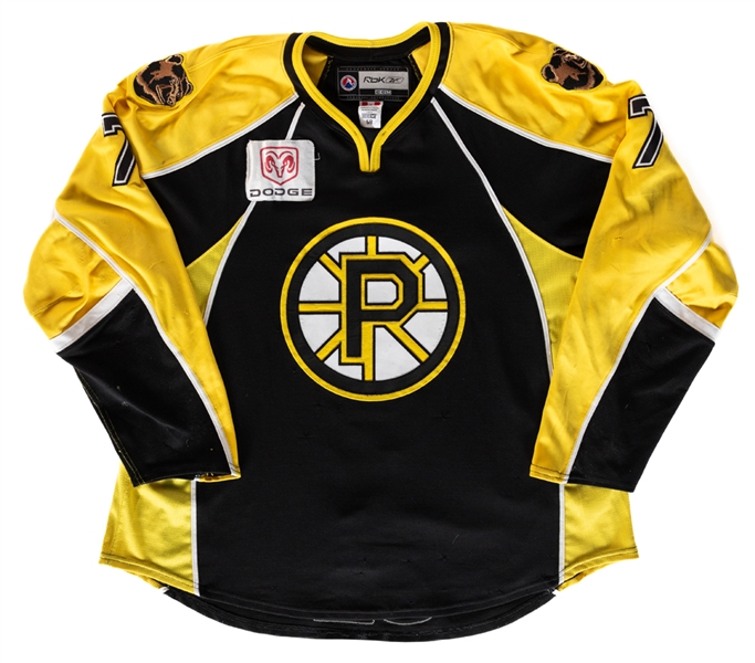 Jeff Penners Late-2000s AHL Providence Bruins Game-Worn Pre-Season Jersey 