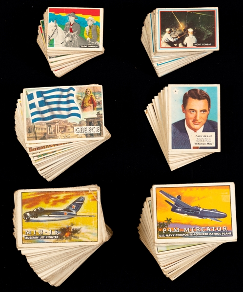 1950s to 1970s Parkhurst, Topps and Other Brands Non Sport Card Collection (400+) Including 1950 Topps Hopalong Cassidy, 1952 Topps Wings, 1956 Topps Flag of the Worlds and Various Others