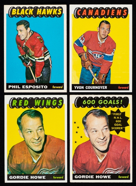 1965-66 Topps Hockey Complete Mid-Grade 128-Card Set