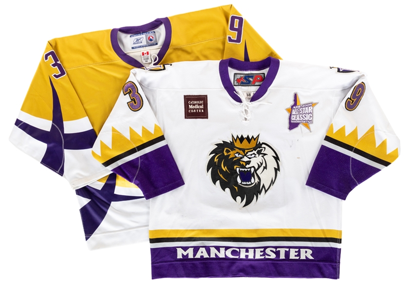 Dave Steckels (2004-05) and Matt Moulsons (2006-07 Skills Competition) AHL Manchester Monarchs Game-Worn Jerseys