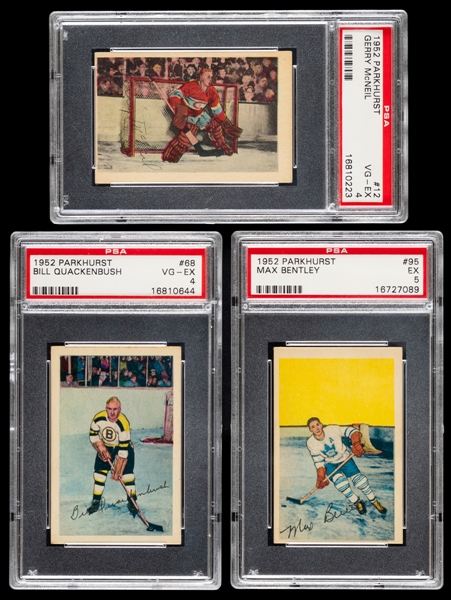 1952-53 Parkhurst PSA-Graded Hockey Cards (11)