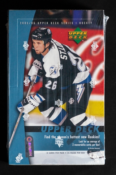 2005-06 Upper Deck Hockey Series 1 Factory Sealed Hobby Box - Sidney Crosby Rookie Card Year!