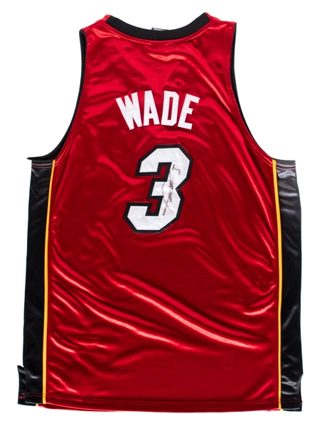 Dwayne Wade Signed Miami Heat Jersey with JSA Auction LOA