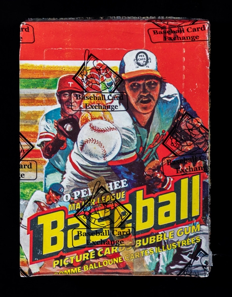 1978 O-Pee-Chee Baseball Wax Box (36 Unopened Packs) - BBCE Certified Tape Intact - Eddie Murray Rookie Card Year! - Andre Dawson All-Star Rookie Card Year!