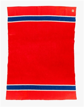 Rare 1947-48 Ayers Limited Fine Woolen Blanket Gifted To Montreal Canadiens Players (64" x 90")