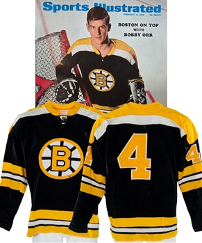 Bobby Orrs 1968-69 Boston Bruins Game-Worn Jersey - 20+ Team Repairs! - James Norris Trophy Winning Season! - Numerous Photo-Matches!