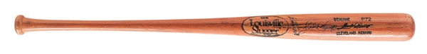 Sandy Alomar Jrs Mid-to-Late-1990s Cleveland Indians Signed Louisville Slugger P72 Player-Used Bat