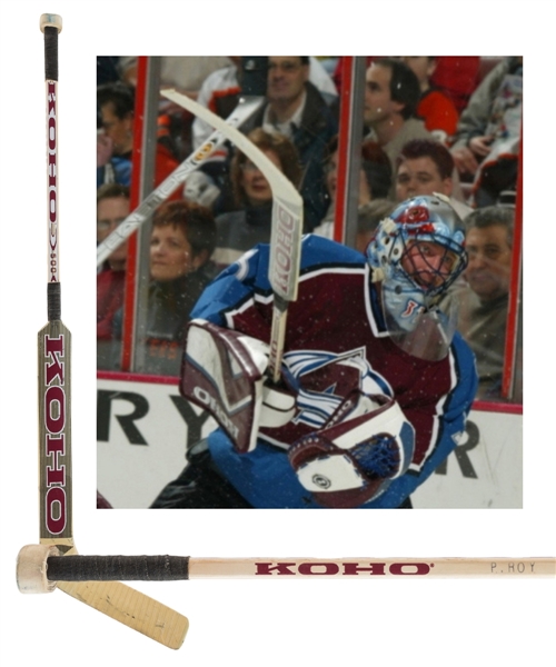 Patrick Roys Early-2000s Colorado Avalanche Koho 500 Game-Used Stick