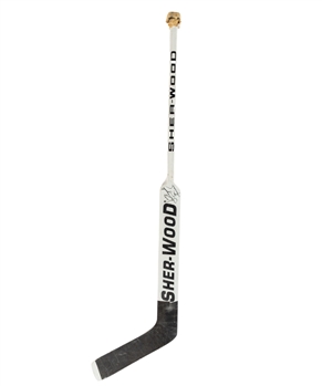 Tom Barrassos 1992-94 Pittsburgh Penguins Signed Sher-Wood Game-Used Stick
