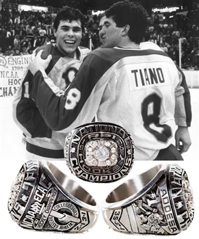 Mike Addesas 1984-85 R.P.I. (Rensselaer Polytech Institute) Eastern College Athletic Conference Hockey National Champions Ring