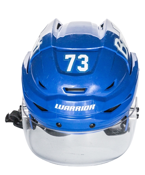 Tyler Toffolis 2020-21 Montreal Canadiens Warrior Game-Worn Helmet with Team COA