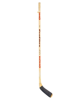 Mark Recchi’s 1992-93 Philadelphia Flyers Signed Koho Profibre Game-Used Stick with LOA (Lou Nolan Collection) - Career Year!