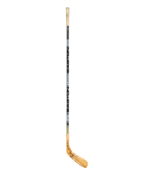 Larry Robinson’s 1994-95 New Jersey Devils Signed Easton Aluminum Used Coach Stick with LOA (Lou Nolan Collection) - Eastern Conference Finals!
