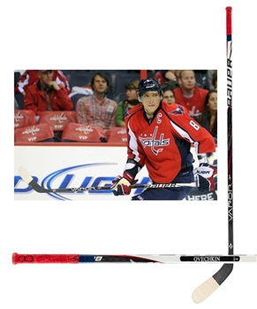 Alexander Ovechkin’s 2011-12 Washington Capitals Signed Bauer APX Game-Used Stick with LOA (Lou Nolan Collection)