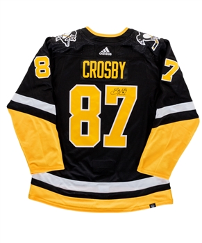 Sidney Crosby Signed Pittsburgh Penguins Captains Third Jersey - Proceeds to Benefit the Echoes of Hope Organization