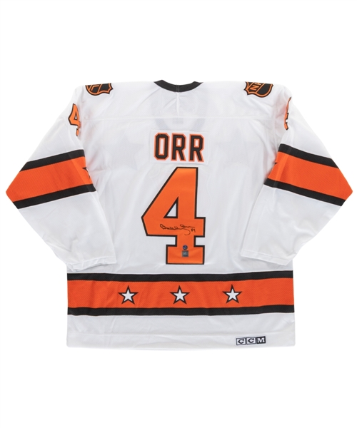 Bobby Orr Signed 1970s NHL All-Star Game CCM Replica Jersey - GNR Hologram & Starside Signatures COA
