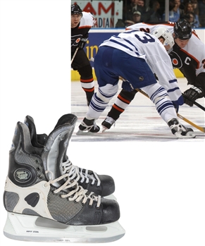 Mats Sundins Early-to-Mid-2000s Toronto Maple Leafs Signed CCM Tacks 1052 Game-Used Skates