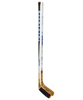 Brian McCabes Circa 1997-98 New York Islanders Signed Koho Game-Used Stick Plus 2000-01 New York Rangers Team-Signed Stick   