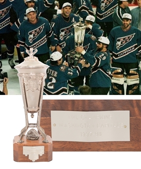Adam Oates 1997-98 Washington Capitals Prince of Wales Championship Trophy from His Personal Collection with His Signed LOA (13")