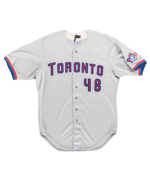 Paul Quantrills 1998 Toronto Blue Jays Game-Worn Jersey