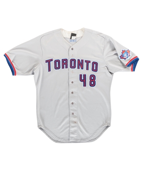 Paul Quantrills 1998 Toronto Blue Jays Game-Worn Jersey