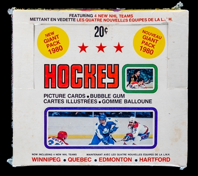 1979-80 O-Pee-Chee Hockey Wax Box (48 Unopened Packs) - Wayne Gretzky Rookie Year!