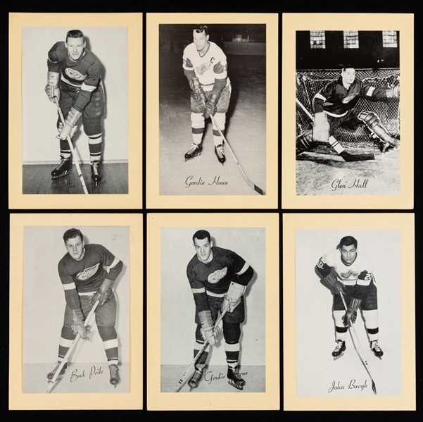 Bee Hive Group 2 (1945-64) Detroit Red Wings Hockey Photos Near Complete Set (74/77)