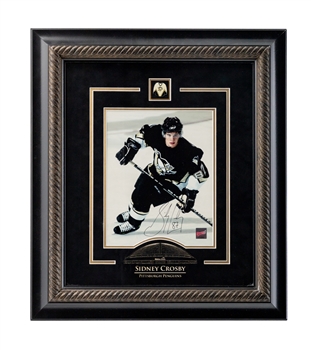 Sidney Crosby Signed Pittsburgh Penguins Framed Photo - Frameworth Certified!