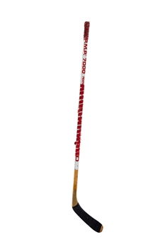 Borje Salmings 1989-90 Detroit Red Wings Signed Sher-Wood PMP 7000 Game-Used Stick