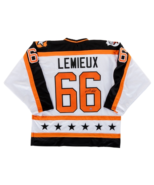 Mario Lemieux Signed 1990 NHL-All Star Game Wales Conference Captains Jersey - Proceeds to Benefit the Echoes of Hope Organization