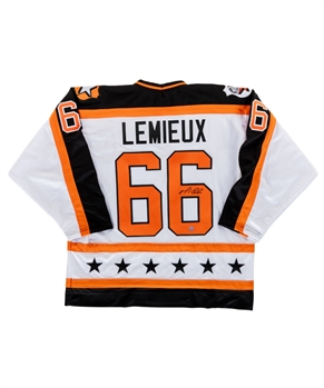 Mario Lemieux Signed 1990 NHL-All Star Game Wales Conference Captains Jersey - Proceeds to Benefit the Echoes of Hope Organization