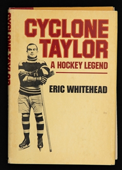 Deceased HOFer Cyclone Taylor Signed 1977 "Cyclone Taylor; A Hockey Legend" Book