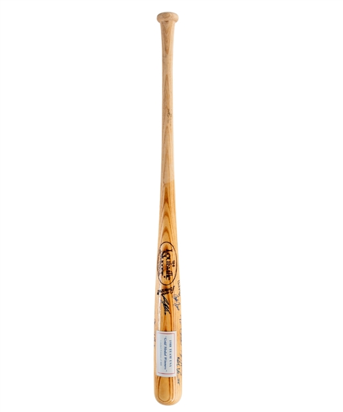 Team USA 1988 Gold Medal Winners Limited-Edition Team-Signed Bat with JSA Auction LOA