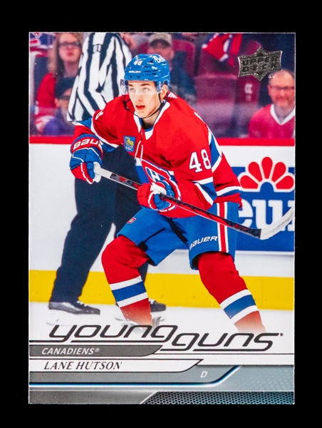 2024-25 Upper Deck Young Guns Hockey Card #229 Lane Hutson Rookie