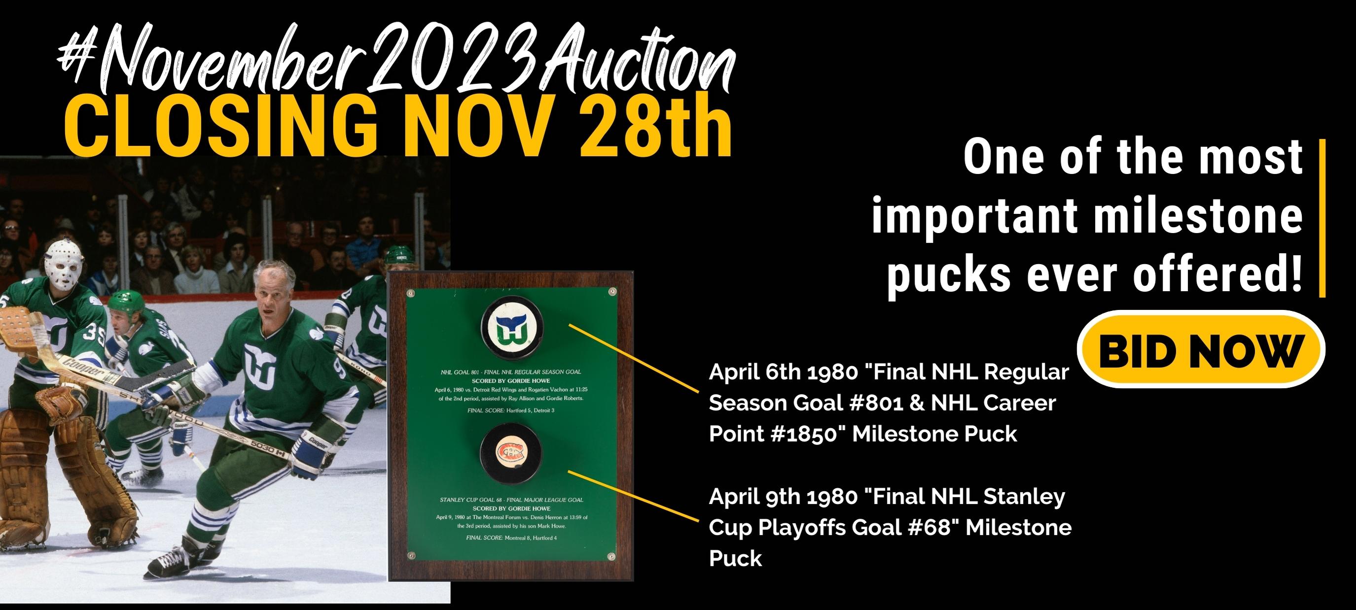 Classic Auctions  Hockey Memorabilia and Sports Cards